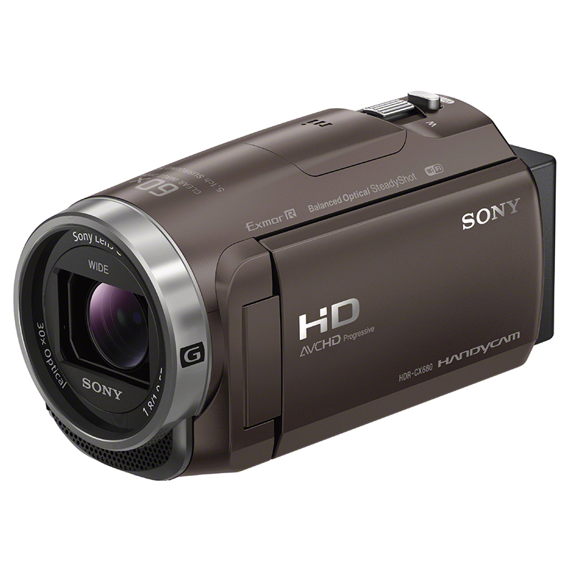 索尼（SONY）HDR-CX680 高清数码摄像机5轴防抖30倍光学变焦（棕色）