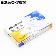 普乐士 PLUS  A4 单片夹 纸质 索引文件夹FL-061IF 可得优2孔金属装订原子夹50个装